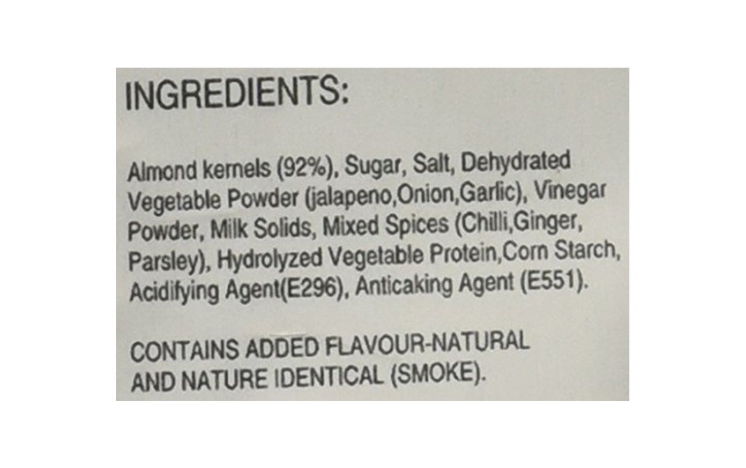 Gourmia Roasted Almonds, Smoked Jalapeno   Pack  40 grams